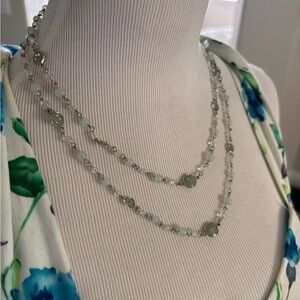 Stunning silver necklace for women - brand new fits all